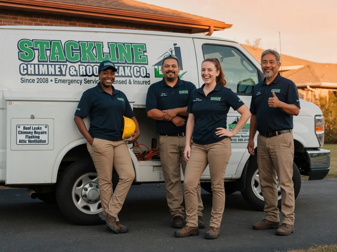 Chimney flashing repair company in Linden, VA